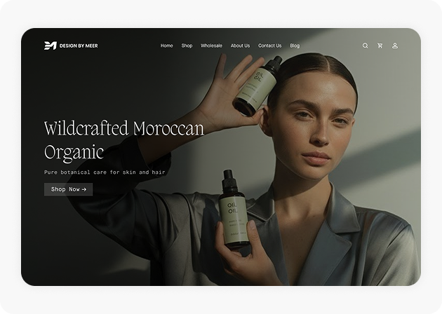 Wildcrafted Moroccan Organic Pure Botanical Care E-commerce